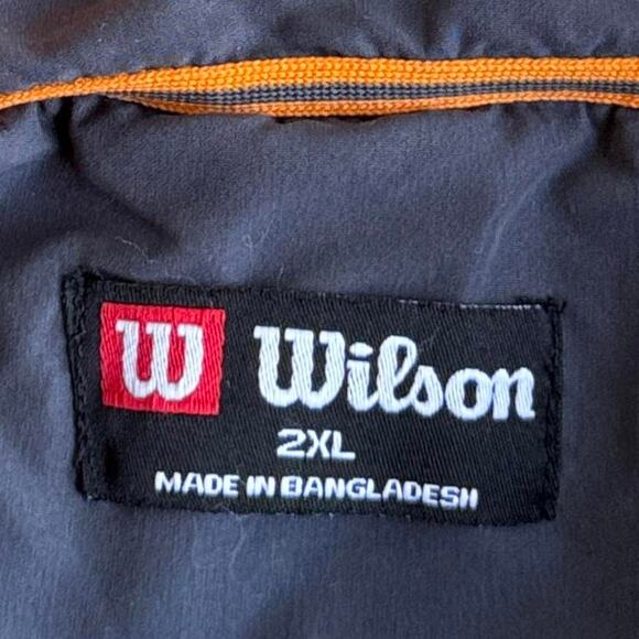 Vintage Y2K Wilson Skater Tech Cyber Grunge Windbreaker Jacket - Picture 4 of 4